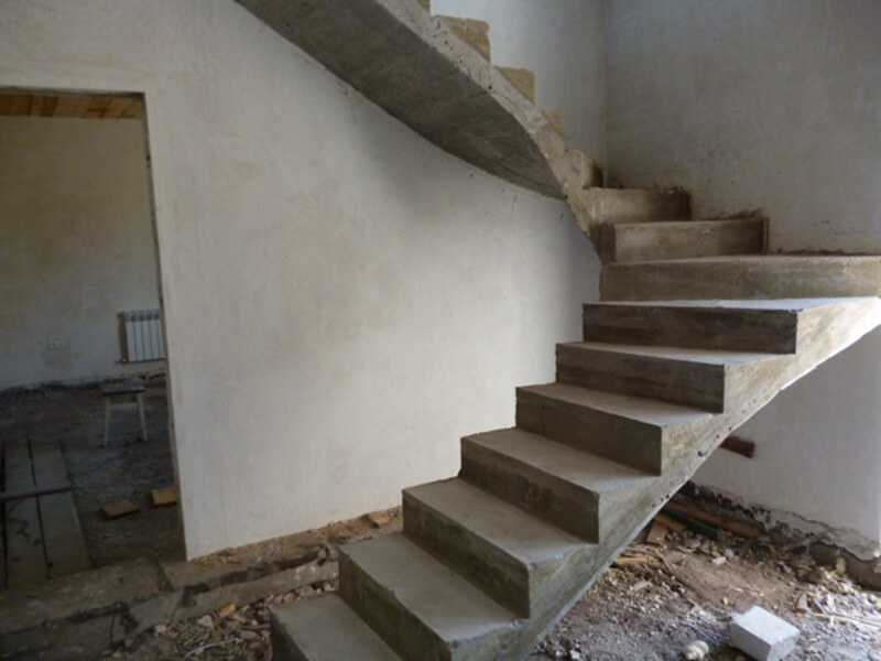 Сборные и монолитные лестницы из бетона