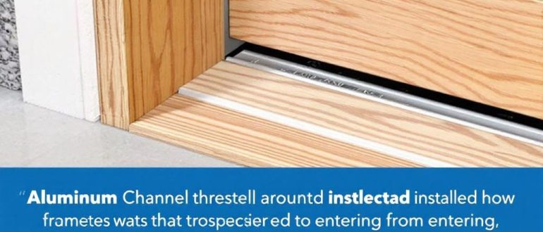 Вечный порог: как с помощью алюминиевого швеллера защитить нижний торец двери от разбухания и влаги.