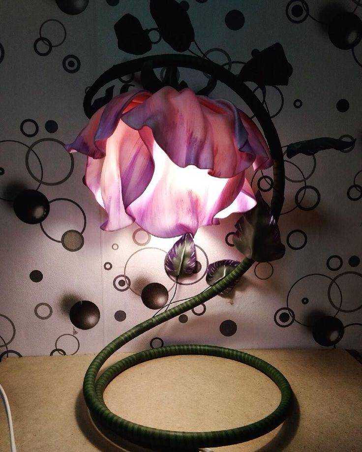 Светильник роза из изолона своими руками: мастер класс с фото