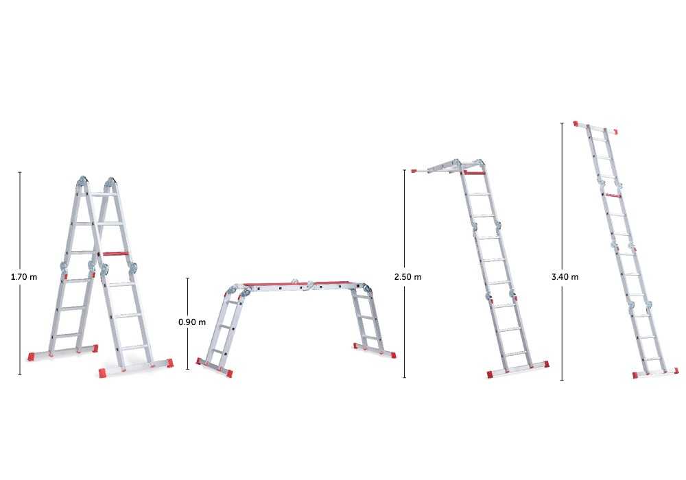 Применение лестниц трансформеров 4х6, преимущества и особенности