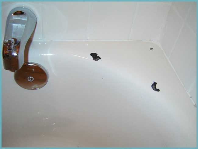 Пошаговая инструкция по заделке скола на эмали стальной или чугунной ванне