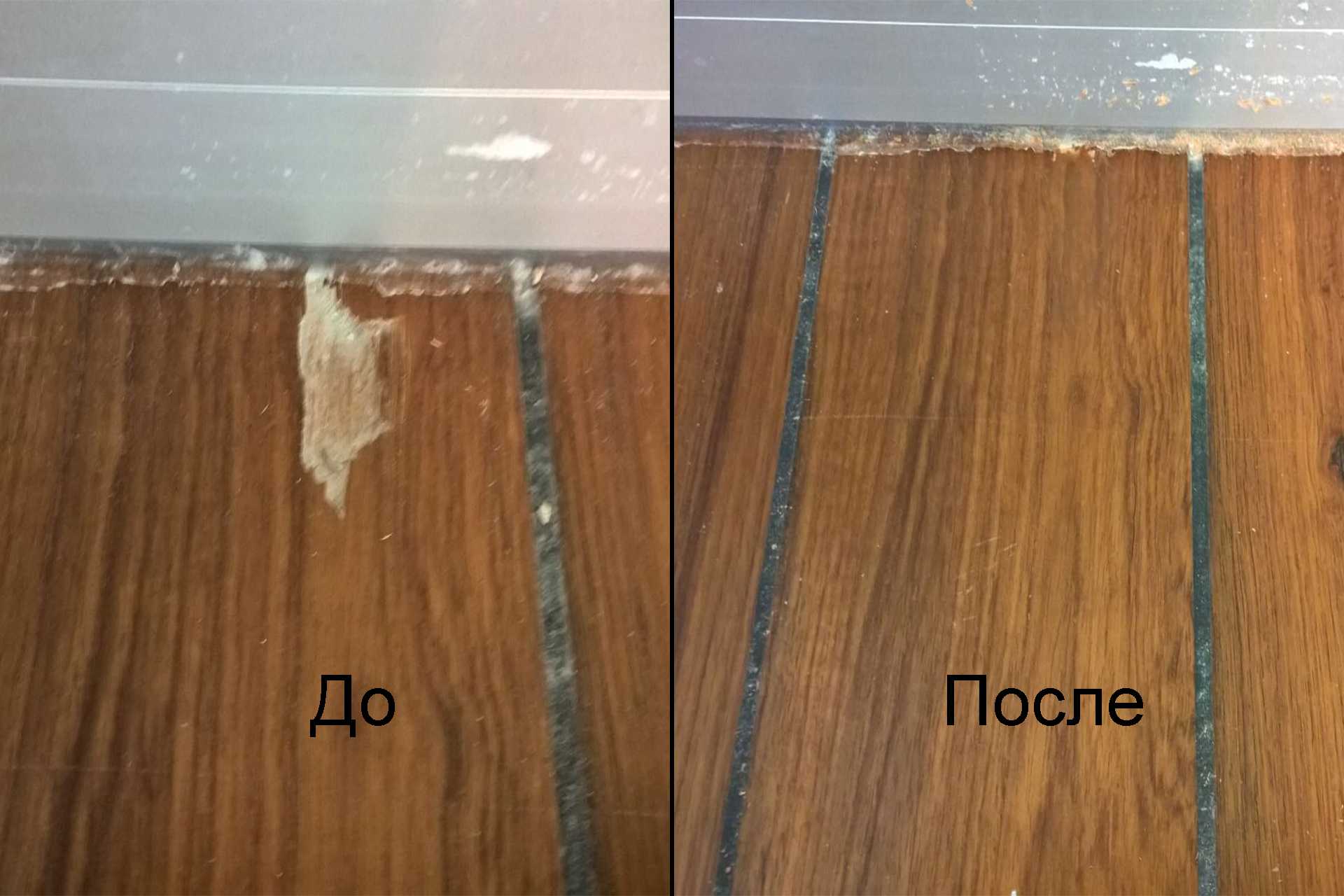 устранение царапин с мебели