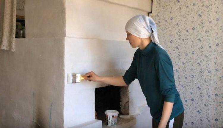 Отделка русской печи из кирпича в доме своими руками: чем можно покрасить, как выбрать краску, какой плиткой обложить, фото