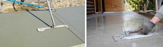 Методы железнения бетонной поверхности