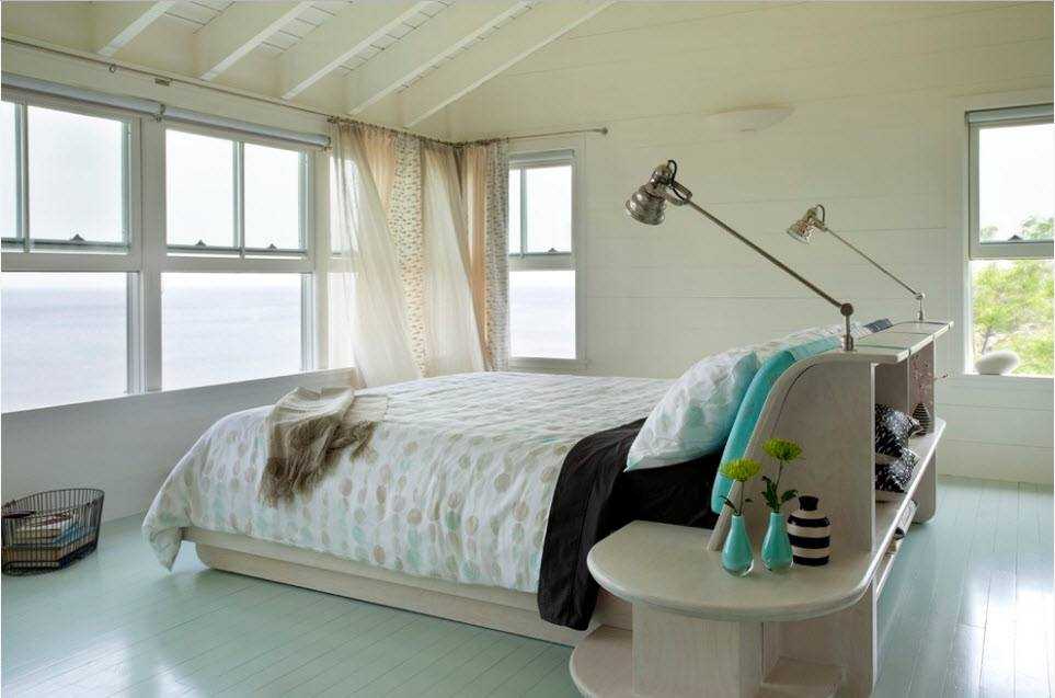 Дизайн узкой спальни с окном в конце: какую мебель поставить в .