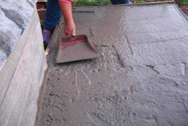 Технология железнения бетона