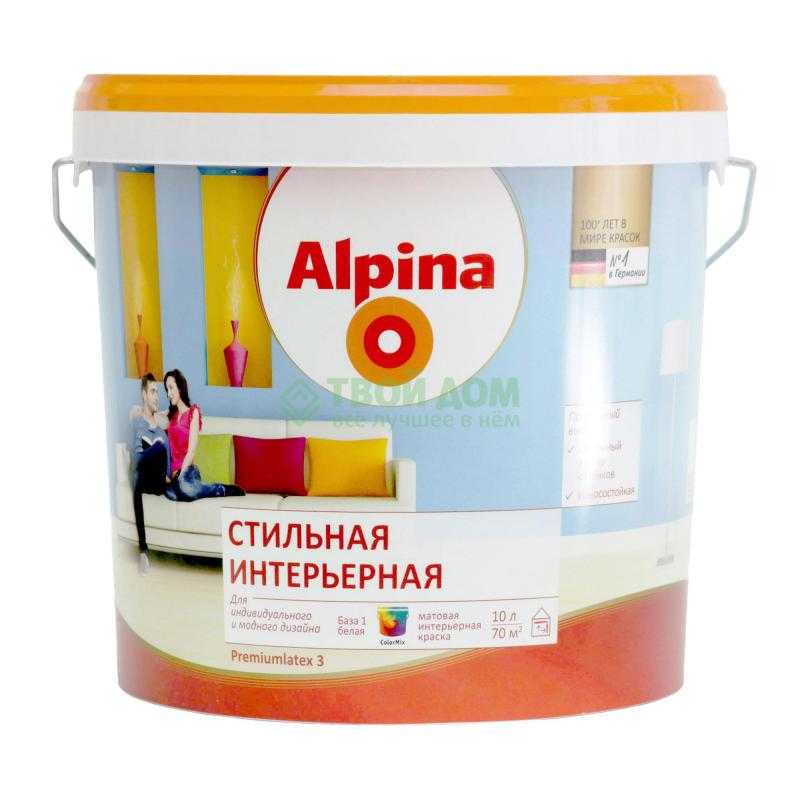 Об интерьерной акриловой краске alpina: применение для внутренних работ по металлу