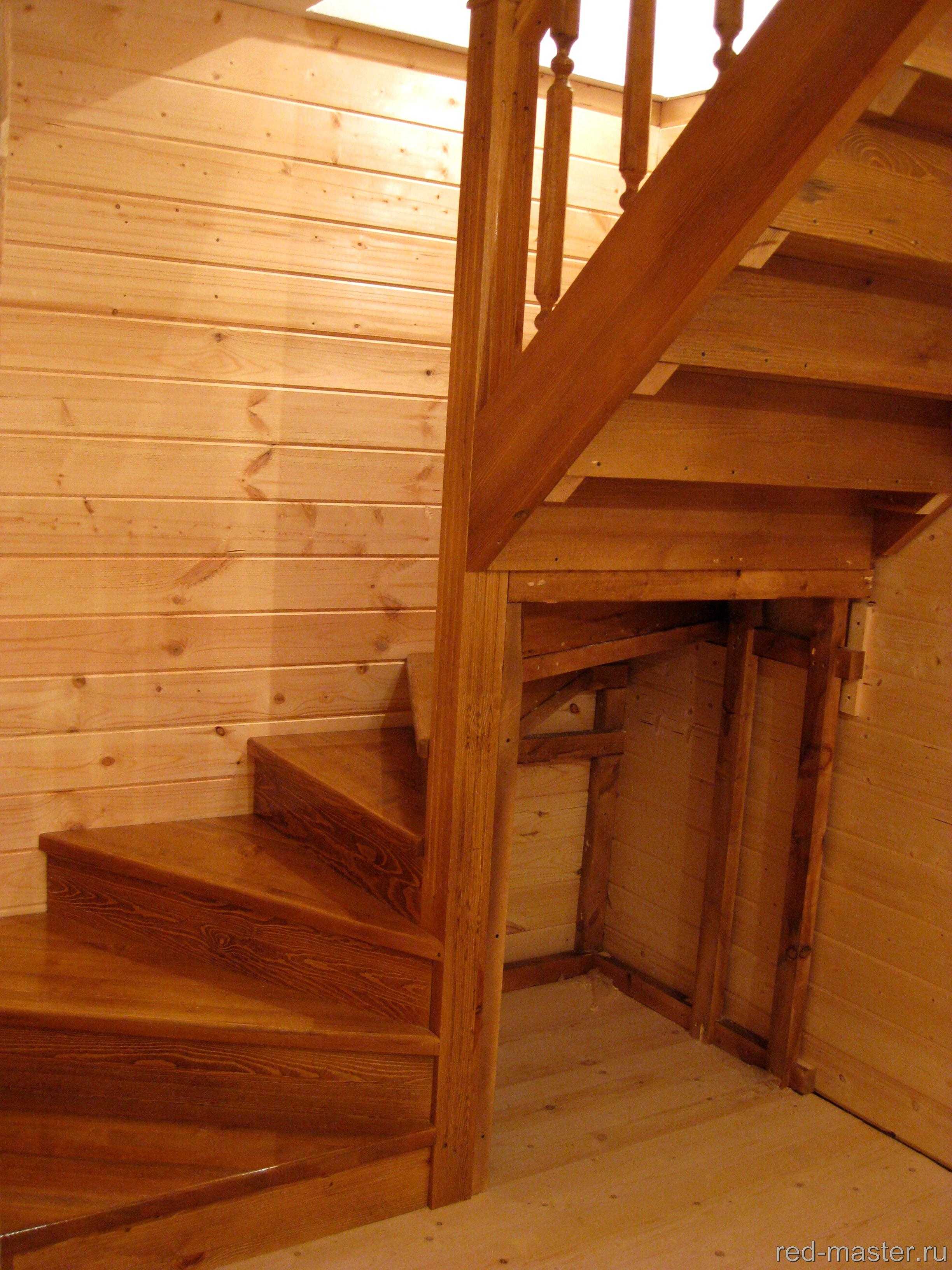  сделать деревянную лестницу на второй этаж своими руками в частном доме